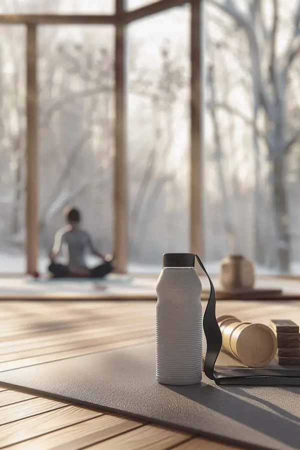 Yoga studio workspace